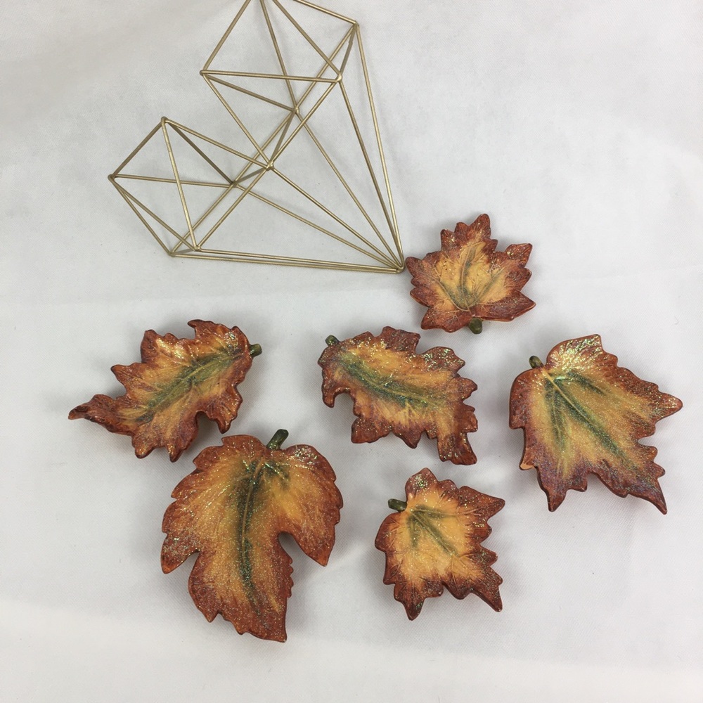 Fall Leaf Trays Set Of 6